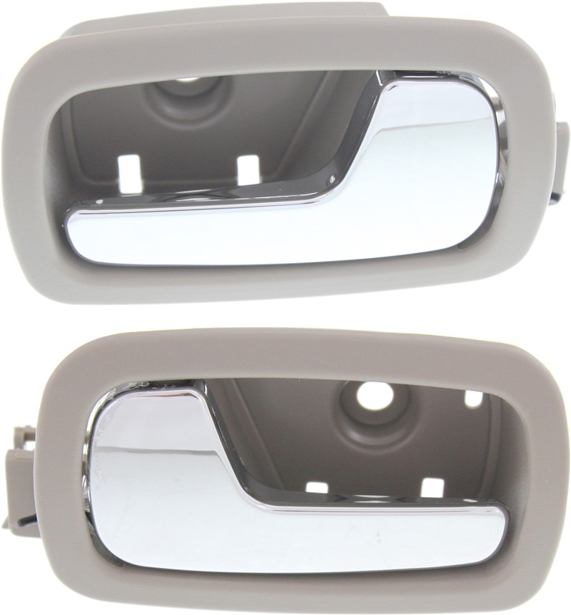 AM G5-07-09 REAR DOOR HANDLE RH and LH Inside Chrme Lvr+Gray Hsg. Plastic SKU SET REPC491583
