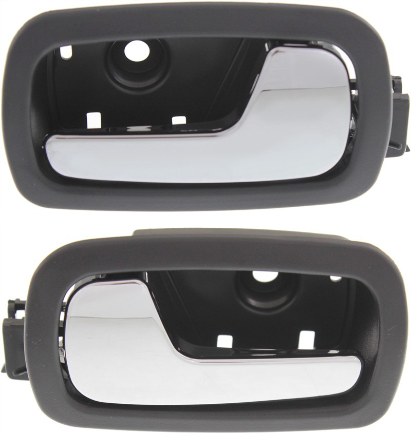 AM COBALT 05-10 G5-07-09 REAR DOOR HANDLE RH and LH Inside Chrome Lever+Black Housing Plastic SKU SET REPC491587