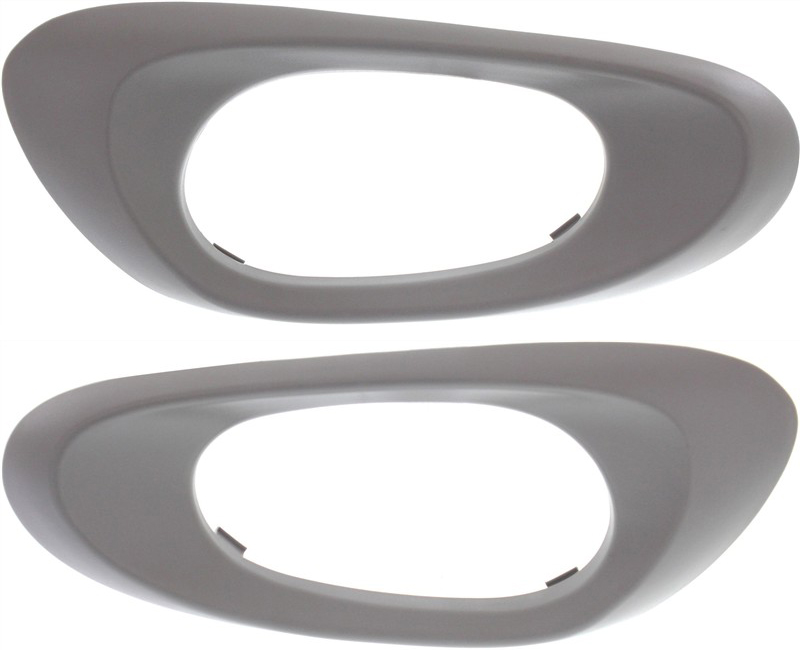 AM TRAILBLAZER 02-09 REAR DOOR HANDLE RH AND LH Inside Textured Gray Bezel Only Plastic SKU SET REPC491595 OEM 25894586-25894585