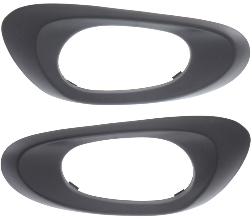 AM TRAILBLAZER 02-09 REAR DOOR HANDLE RH AND LH Inside Textured Black Bezel Only Plastic SKU SET REPC491597 Partslink GM1559102 GM1558102 OEM 15214507-15214506