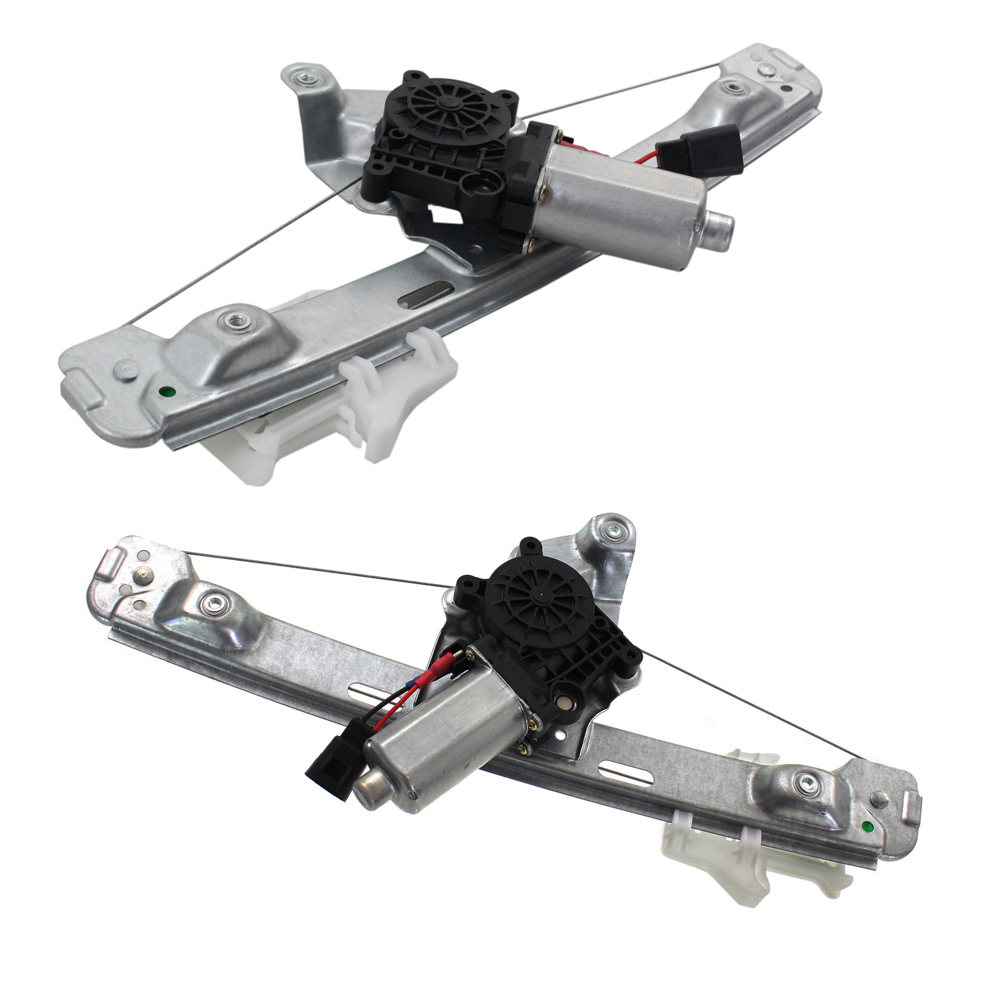 AM MALIBU 04-08 REAR WINDOW REGULATOR RH AND LH Power w Motor To 6-5-05 SKU SET REPC491701 Partslink GM1551107 GM1550107 OEM 15270572-25797227-15270573-257