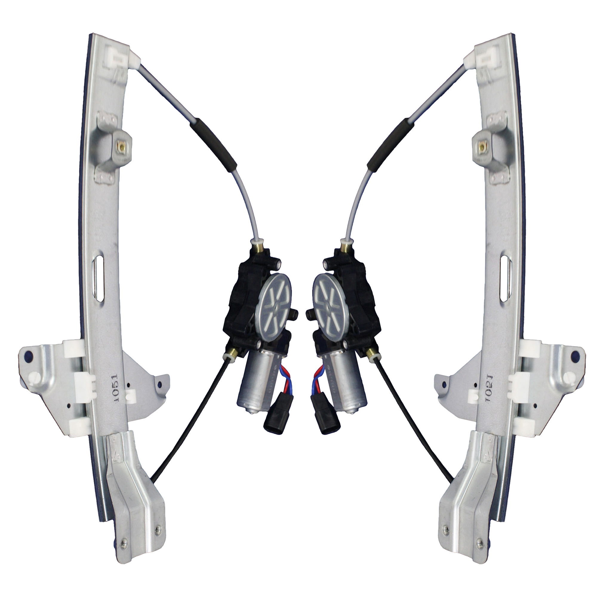 AM IMPALA 06-13 IMPALA LIMITED 14-16 REAR WINDOW REGULATOR RH AND LH Power w Motor SKU SET REPC491705 Partslink GM1551117 GM1550117 OEM 23336825-23336824