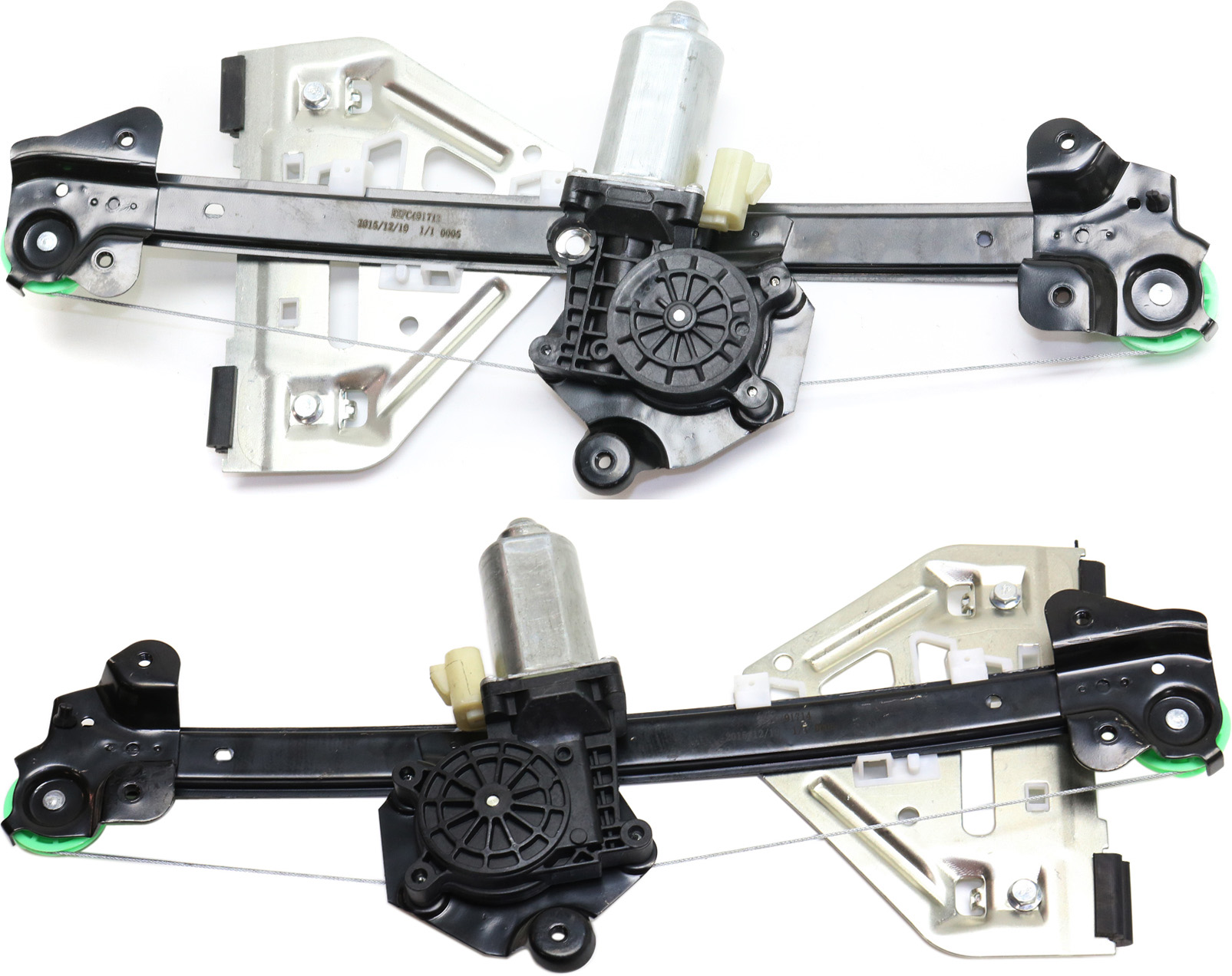 AM CTS 03-07 REAR WINDOW REGULATOR RH AND LH Power With Motor SKU SET REPC491713 Partslink GM1550120 GM1551120 OEM 15277679-15277680