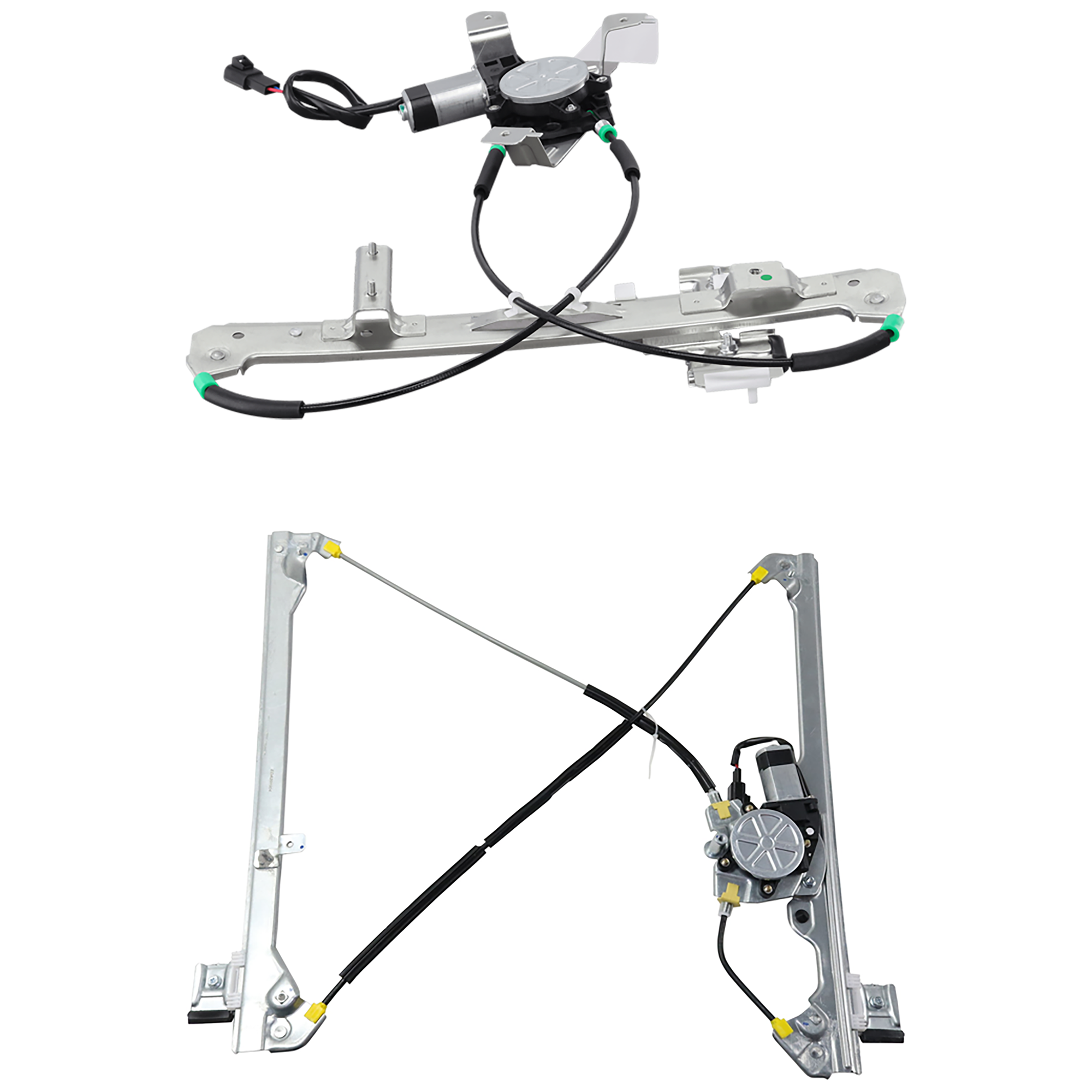 AM YUKON TAHOE 00-06 ESCALADE 02-06 FRONT AND REAR WINDOW REGULATOR RH Power w Motor SKU SET REPC491717 A Partslink GM1351110 GM1551151 OEM 19120847-19260051 PFM