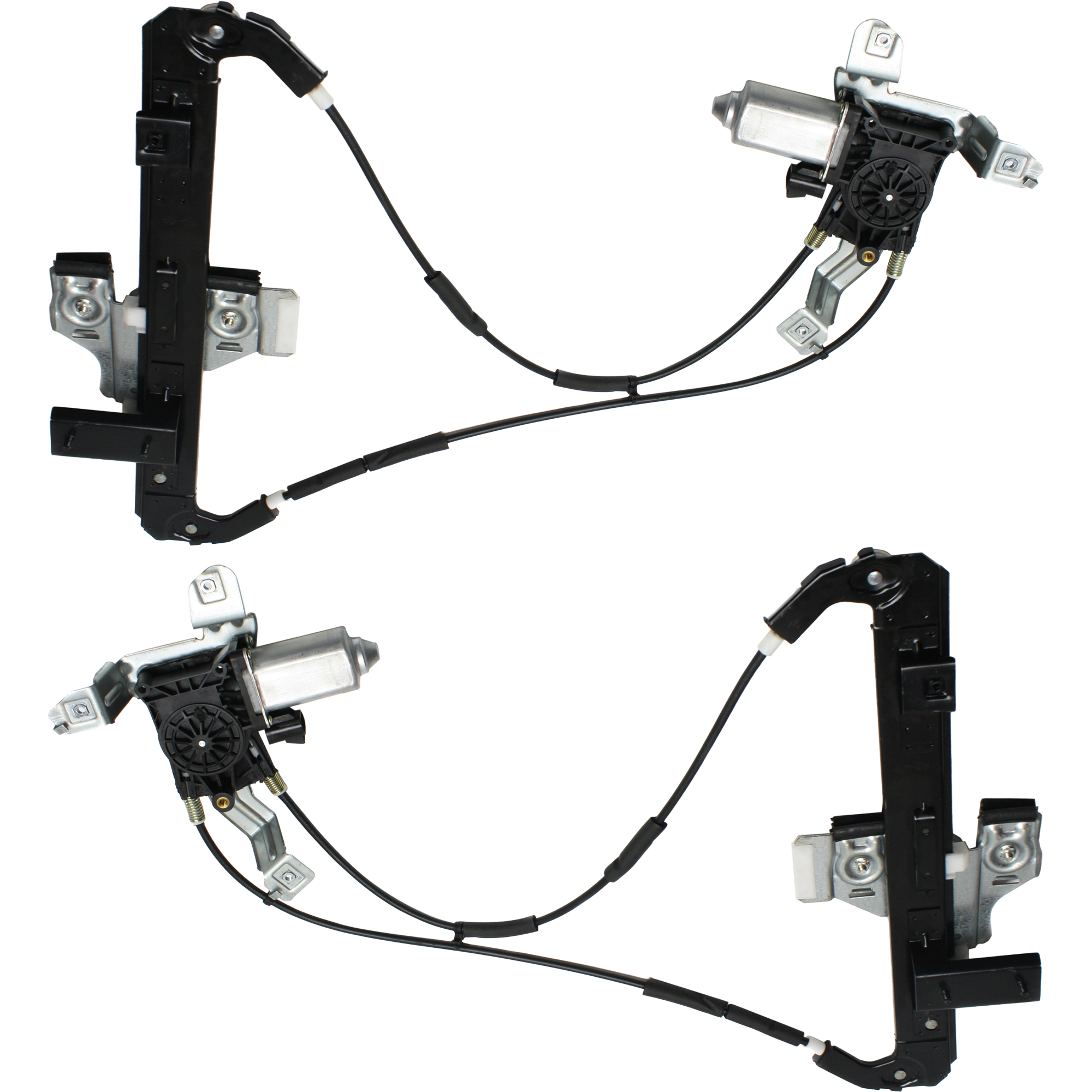 AM YUKON TAHOE 00-06 ESCALADE 02-06 REAR WINDOW REGULATOR RH and LH Power w Motor SKU SET REPC491717 Partslink GM1551151 GM1550151 OEM 19260051 PFM 19260050 PFM