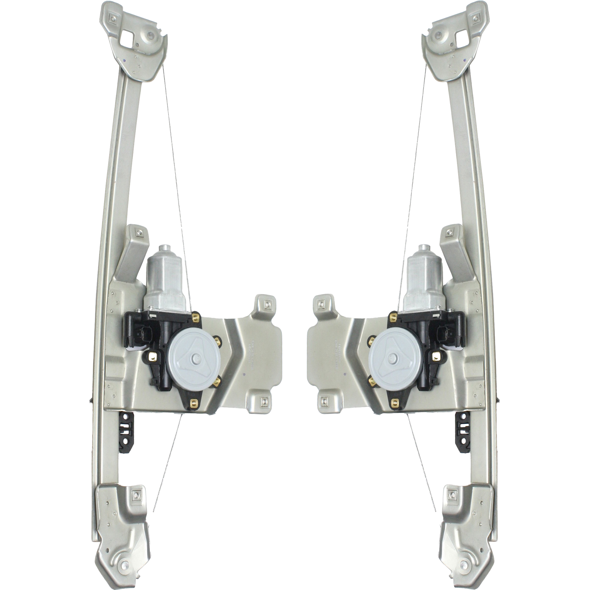 AM COLORADO CANYON 04-12 REAR WINDOW REGULATOR RH AND LH Set of 2 Power w Motor SKU SET REPC491721 OEM 15922917-8159229170-15922916-8