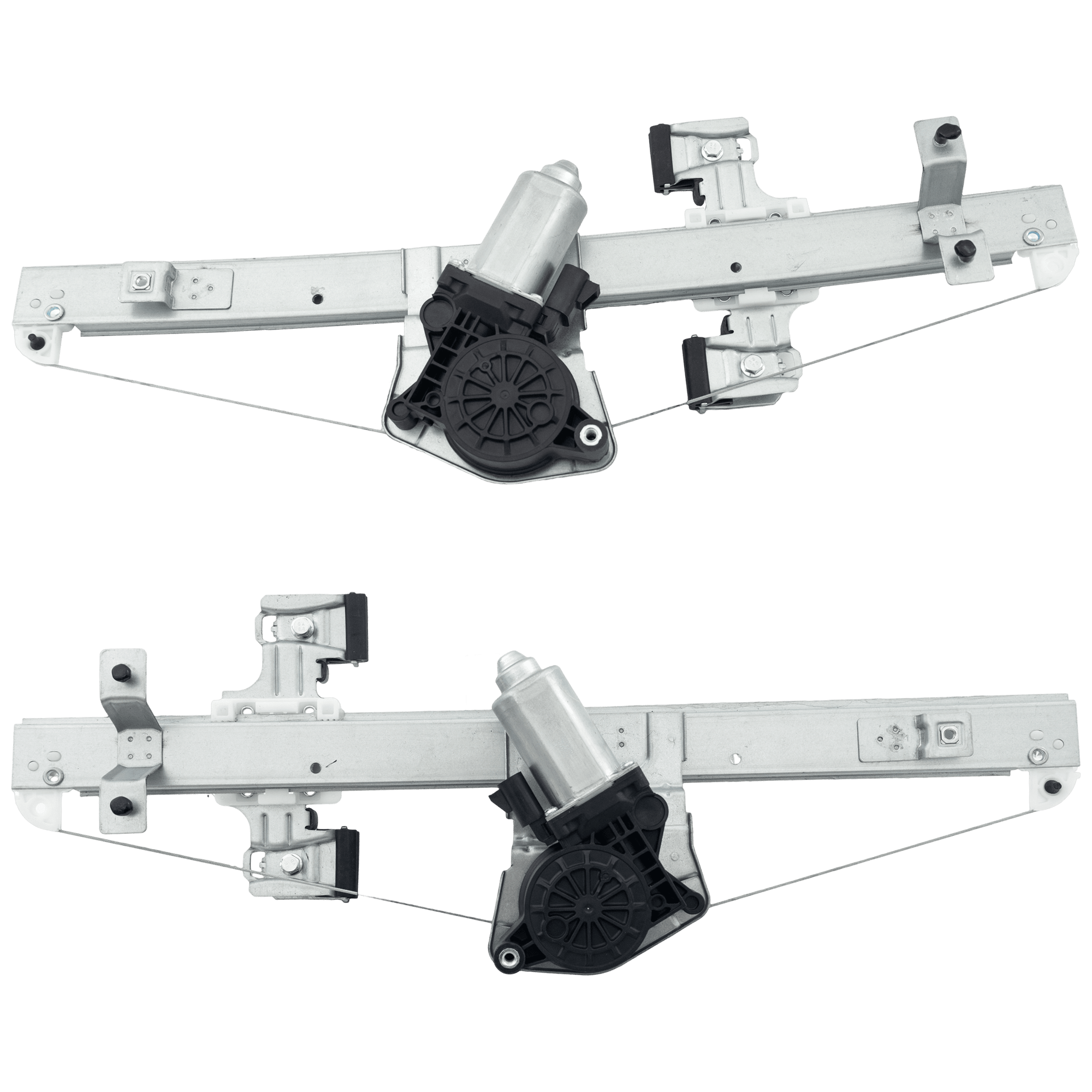 AM SILVERADO SIERRA 07-13 REAR WINDOW REGULATOR RH AND LH Pwr w Motor Extended Cab Excludes 2007 Classic SKU SET REPC491731-2