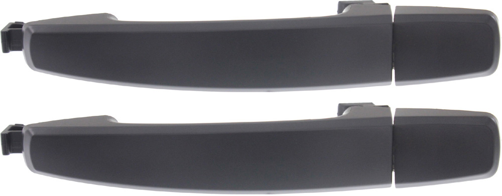 AM G3 WAVE 09-09 G3-09-10 REAR DOOR HANDLE RH AND LH Outer Smooth Blk w Cover Lever Cap SKU SET REPC494716-2 Partslink GM1520140 OEM 96468254