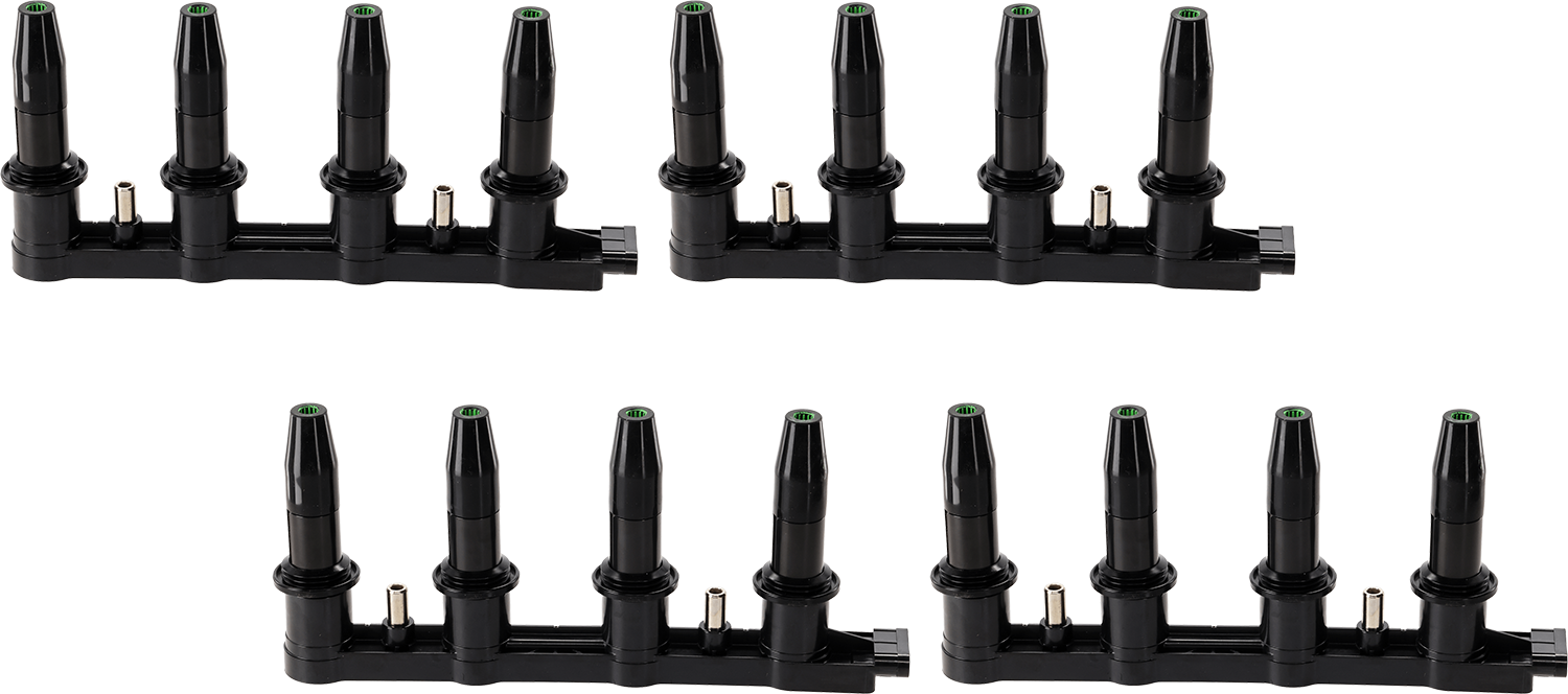 AM AVEO 09-11 SONIC 12-17 IGNITION COIL Set of 4-12 Volts Blade Type 9 Male Terminals Valve Cover Mounting SKU SET REPC504616-4