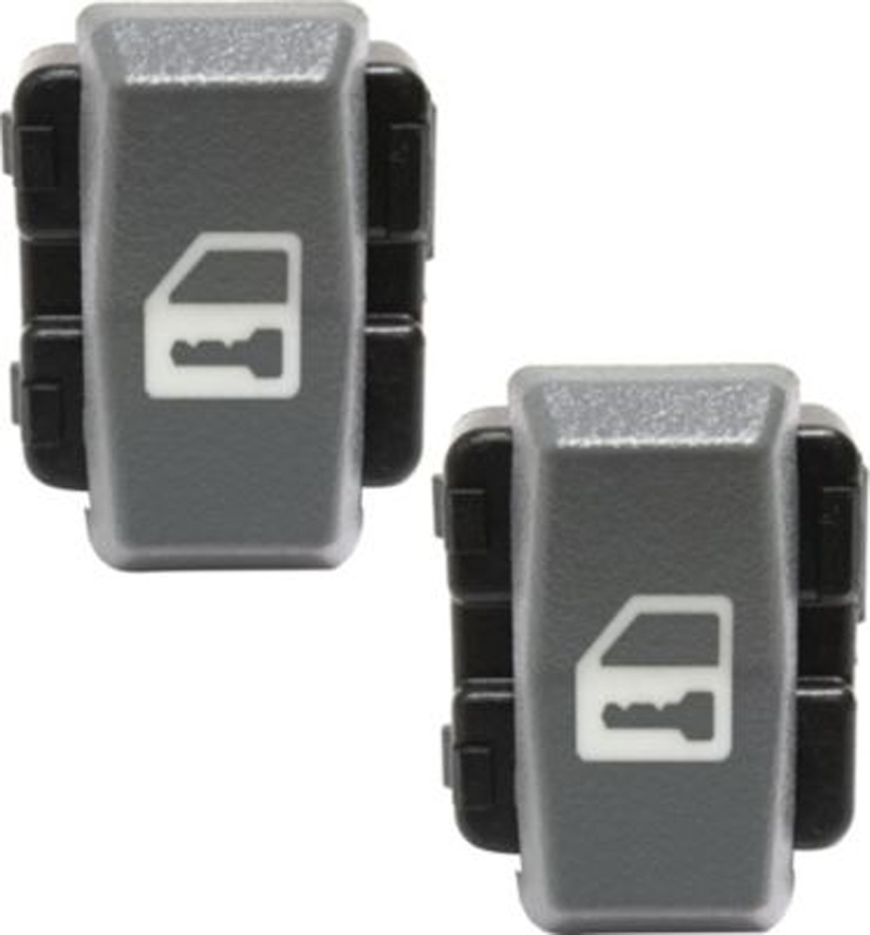 AM TAHOE YUKON 95-00 ASTRO SAFARI 96-05 DOOR LOCK SWITCH Set of 2 SKU SET REPC505601-2 OEM 15151430