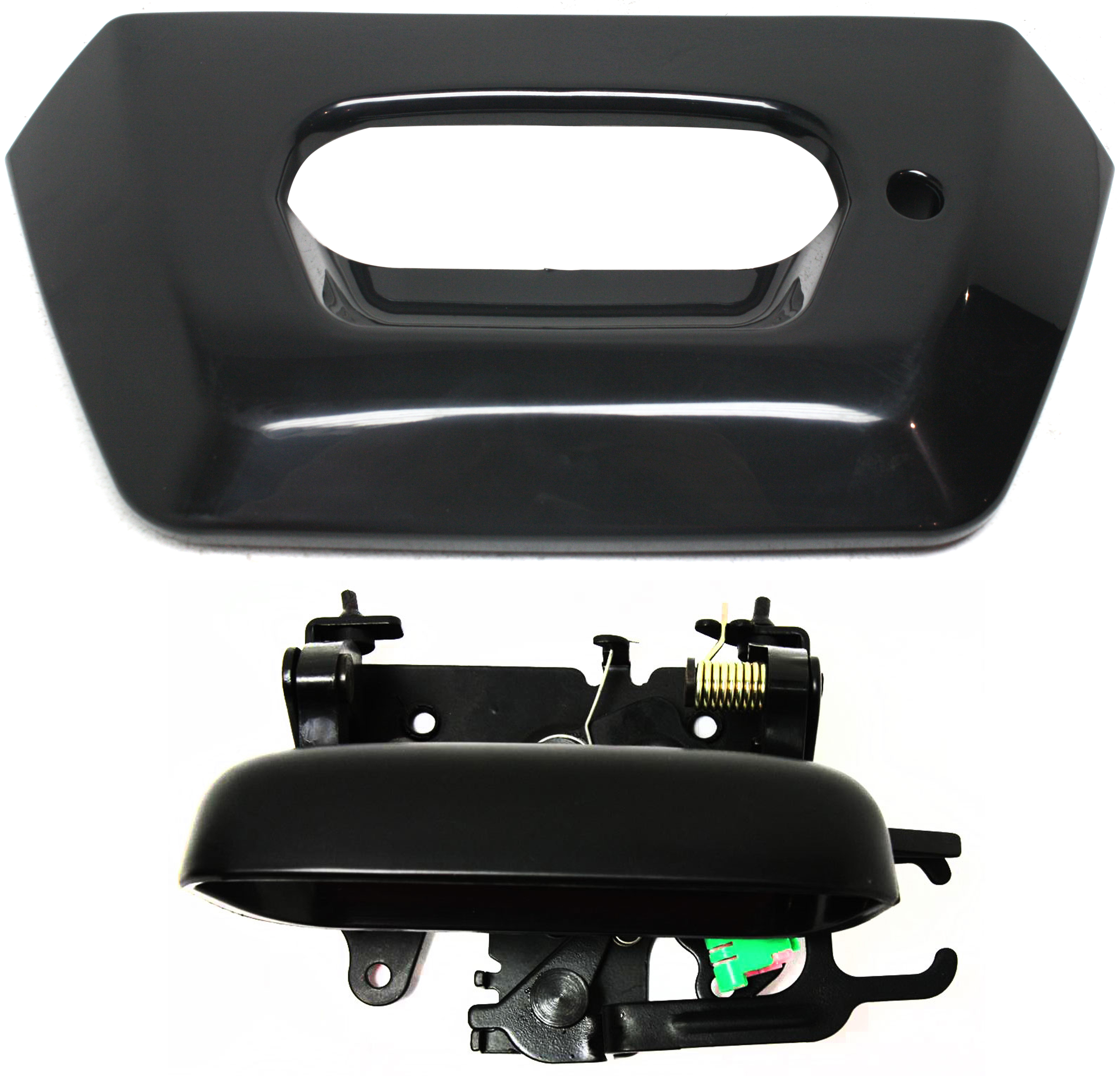 AM AVALANCHE 1500-2500-03-06 TAILGATE HANDLE Smooth Black SKU SET REPC580729-2