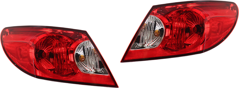 AM SEBRING 08-08 TAIL LAMP RH AND LH Outer Assembly SKU SET REPC730111 OEM 5303986AE PFM 5303987AE PFM 53