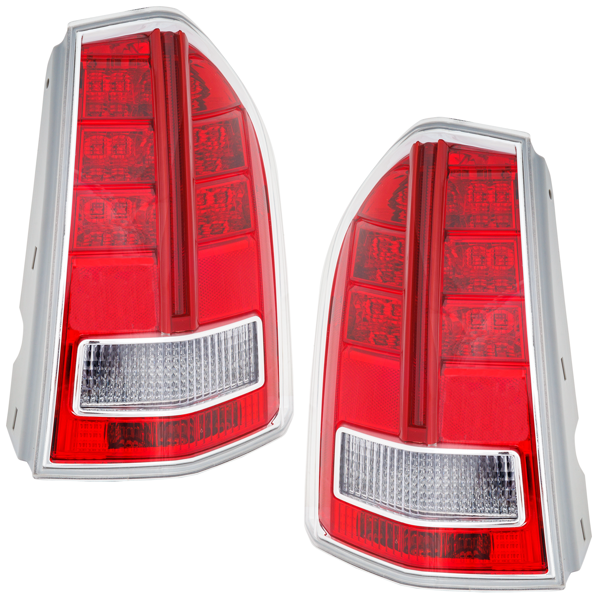 AM CHRYSLER 300-13-14 TAIL LAMP RH AND LH Set of 2 Assembly with Red Accent SKU SET REPC730183-2