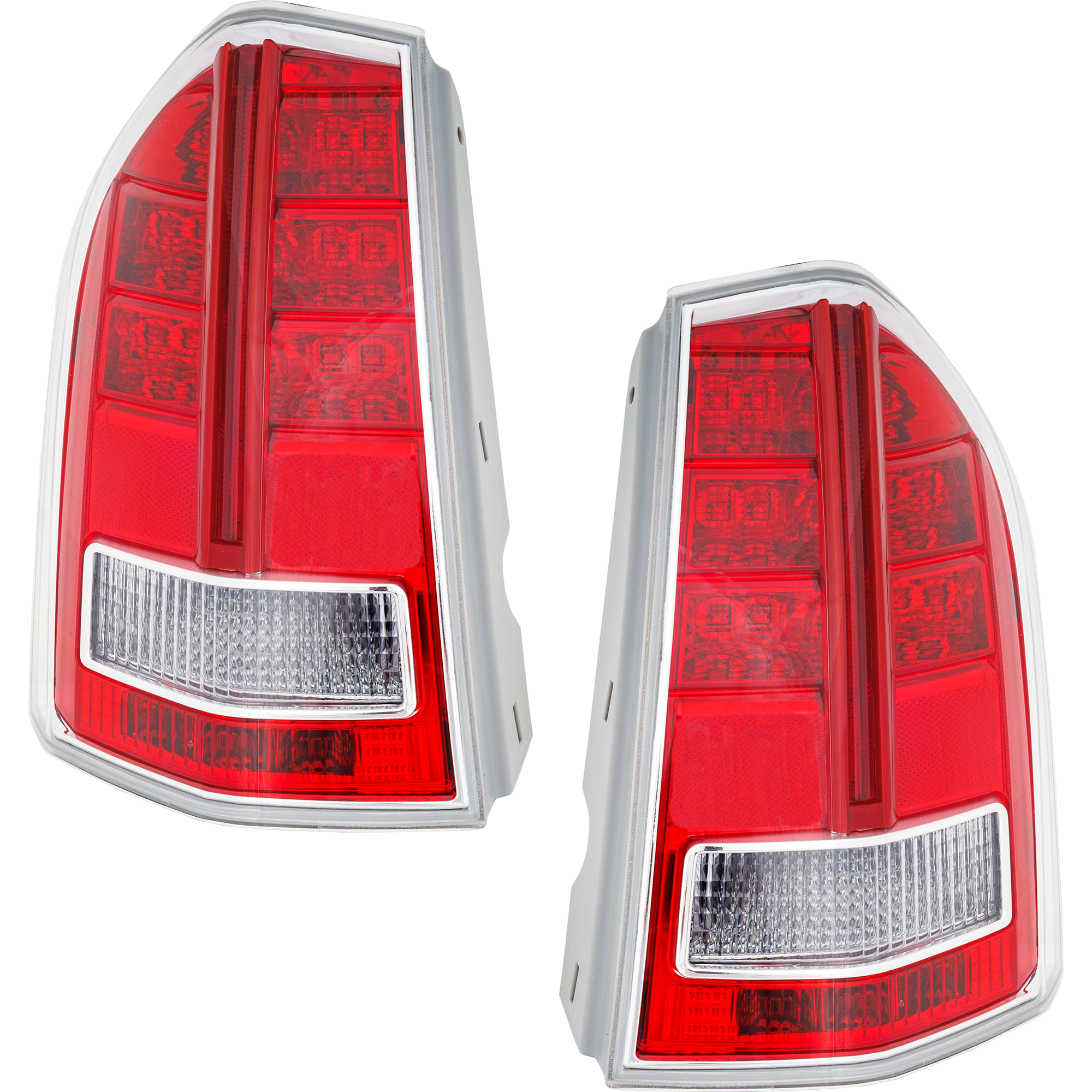 AM CHRYSLER 300-13-14 TAIL LAMP RH AND LH Assembly Halogen w Red Accent CAPA SKU SET REPC730183Q Partslink CH2818134C CH2819134C OEM 68154602AC 68154603AC