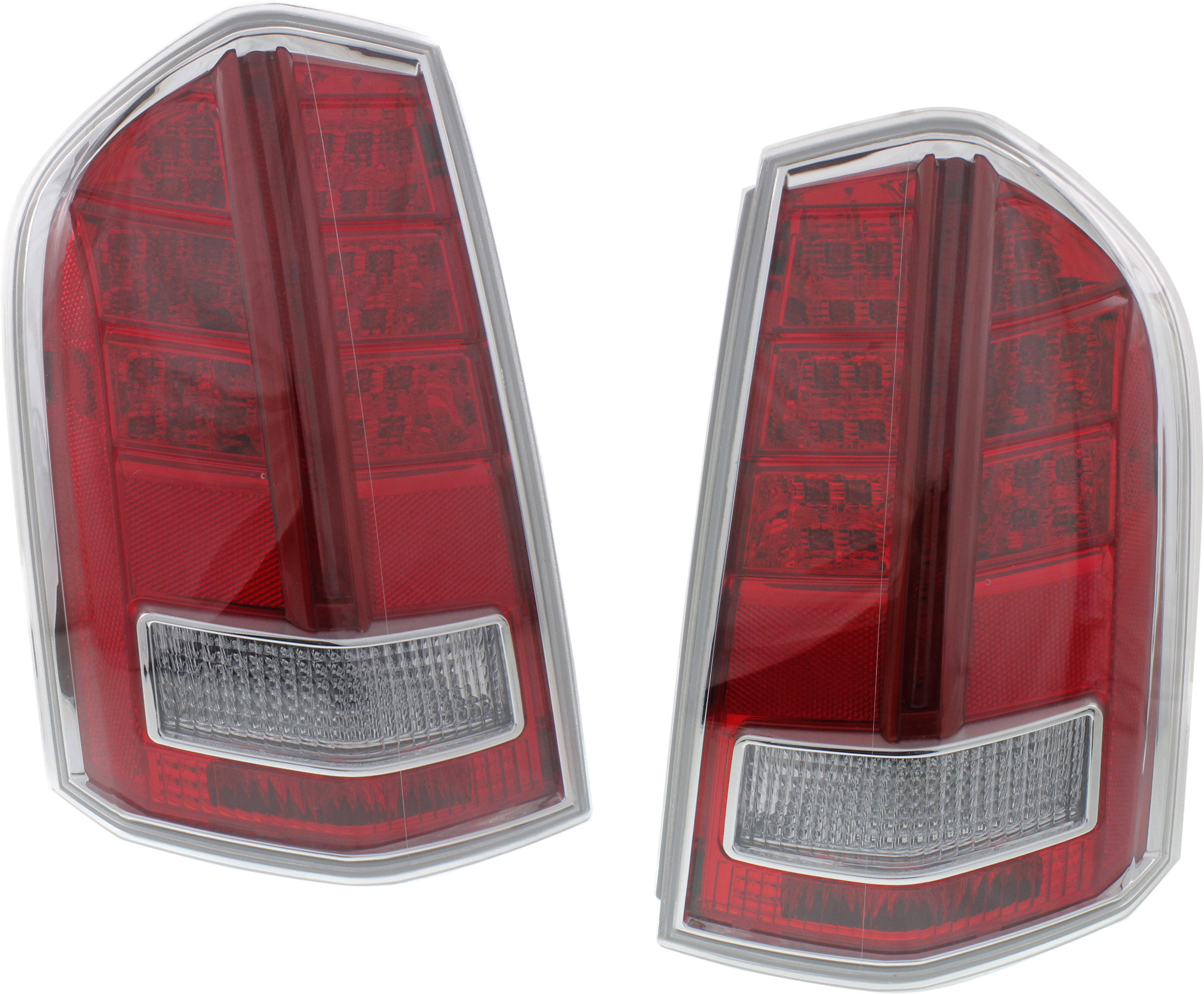 AM CHRYSLER 300-11-12 TAIL LAMP RH AND LH Assembly Halogen w Red Accent CAPA SKU SET REPC730315Q OEM 68042170AE PFM 68042171AE PFM