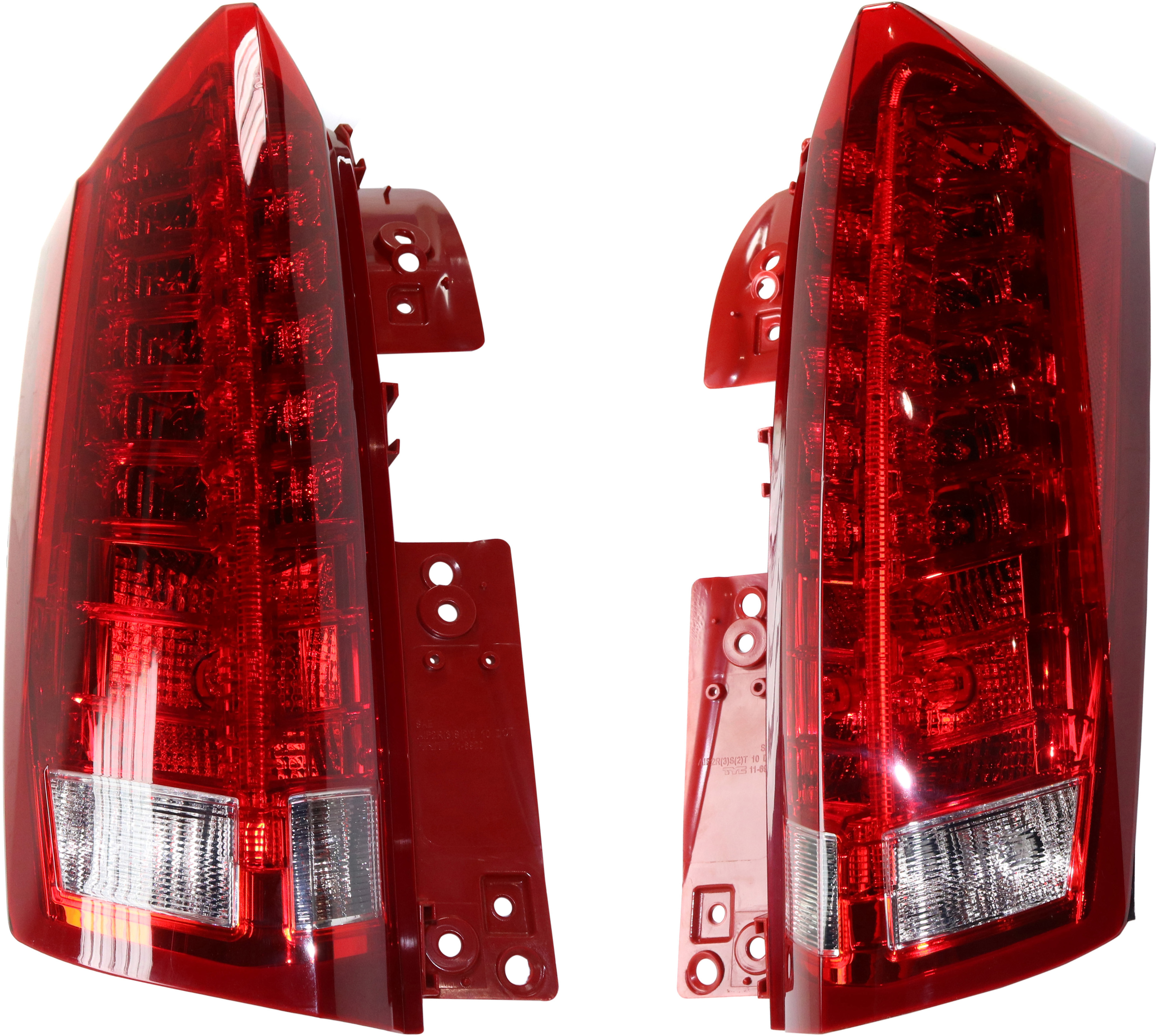 AM SRX 10-16 TAIL LAMP RH AND LH Assembly LED CAPA SKU SET REPC730325Q Partslink GM2801255C GM2800255C OEM 22774015-22774014
