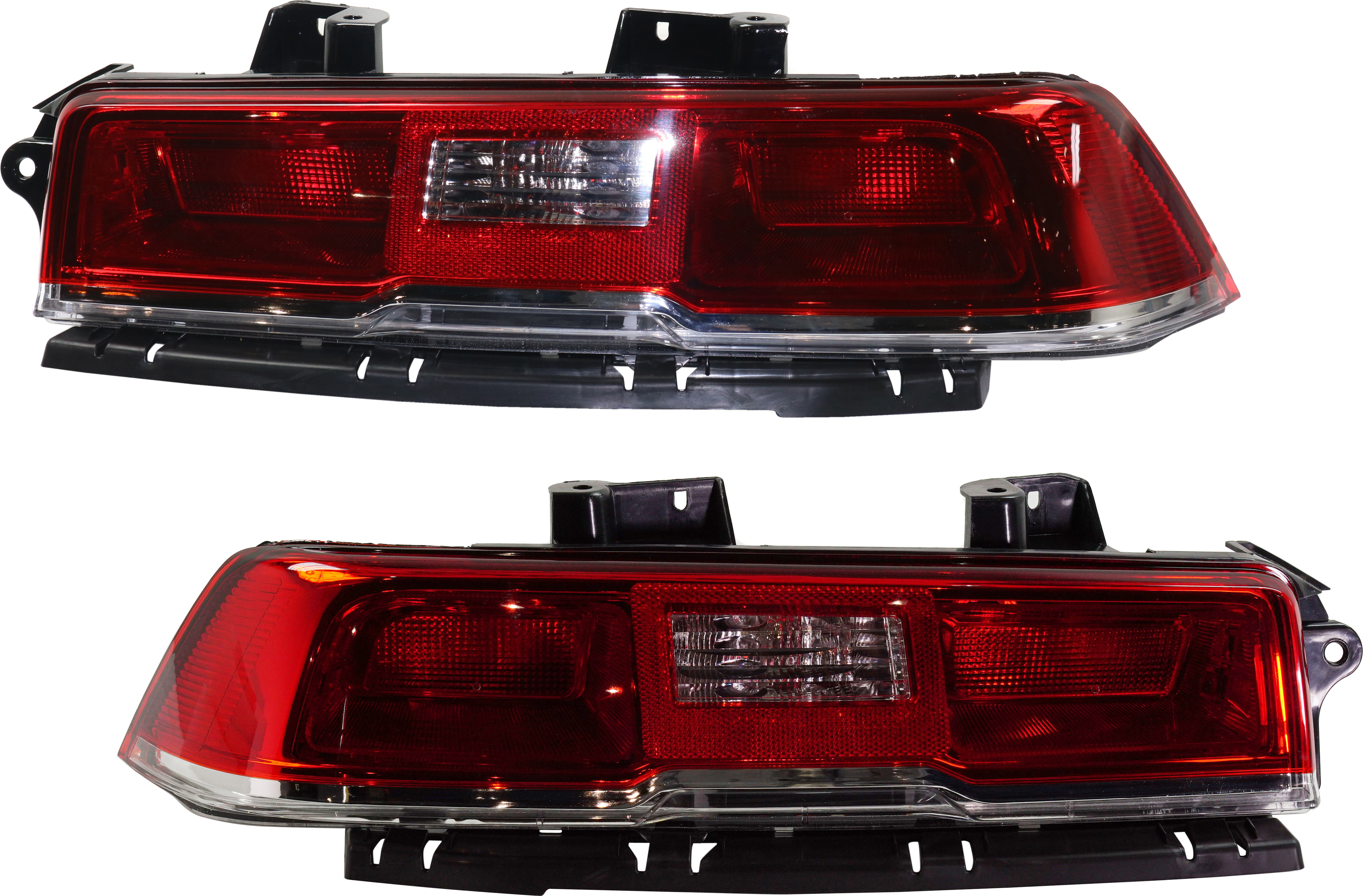 AM CAMARO 14-15 TAIL LAMP RH AND LH Assembly Halogen Convertible Coupe CAPA SKU SET REPC730359Q Partslink GM2801265C GM2800265C OEM 23489170-23256981