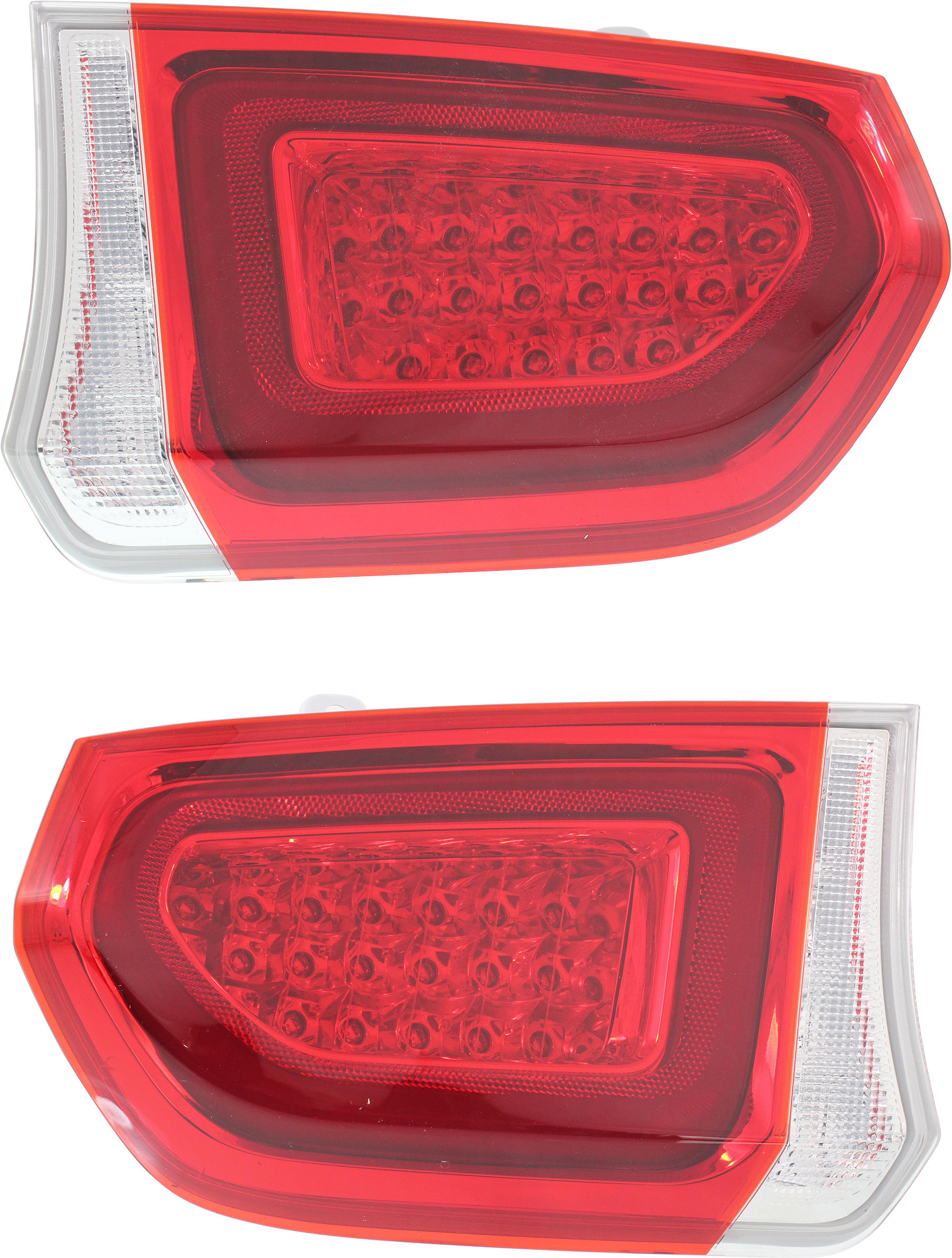 AM CHRYSLER 300-15-23 TAIL LAMP RH AND LH Assembly LED Chrome Interior SKU SET REPC730367 Partslink CH2800213 CH2801213 OEM 68400290AA 68400325AA