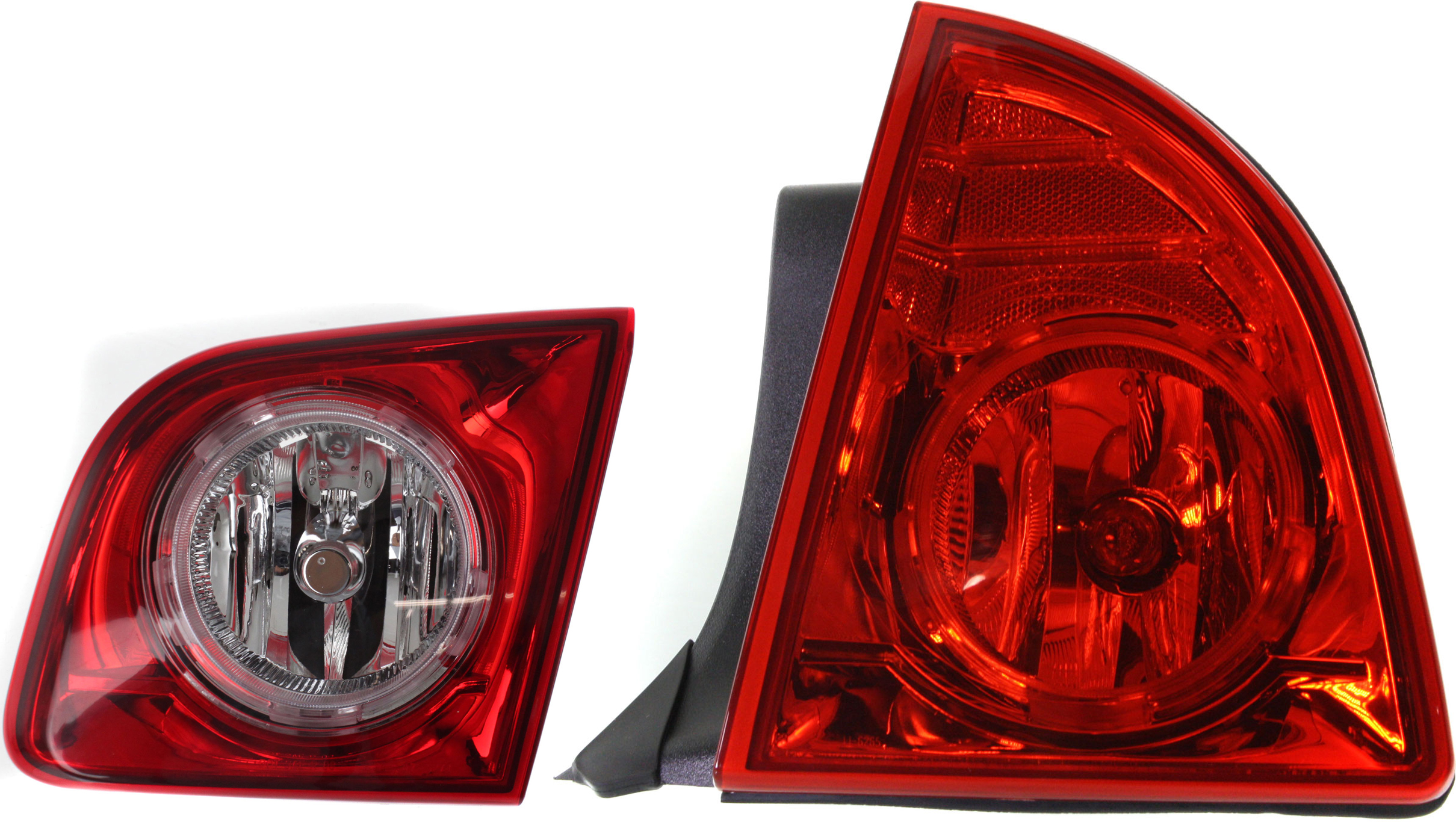 AM MALIBU 08-12 TAIL LAMP RH Inner and Outer Set of 2 Assembly Hybrid LS LT Models SKU SET REPC731301-2 Partslink GM2883109 GM2801224 OEM 15271121-20914364
