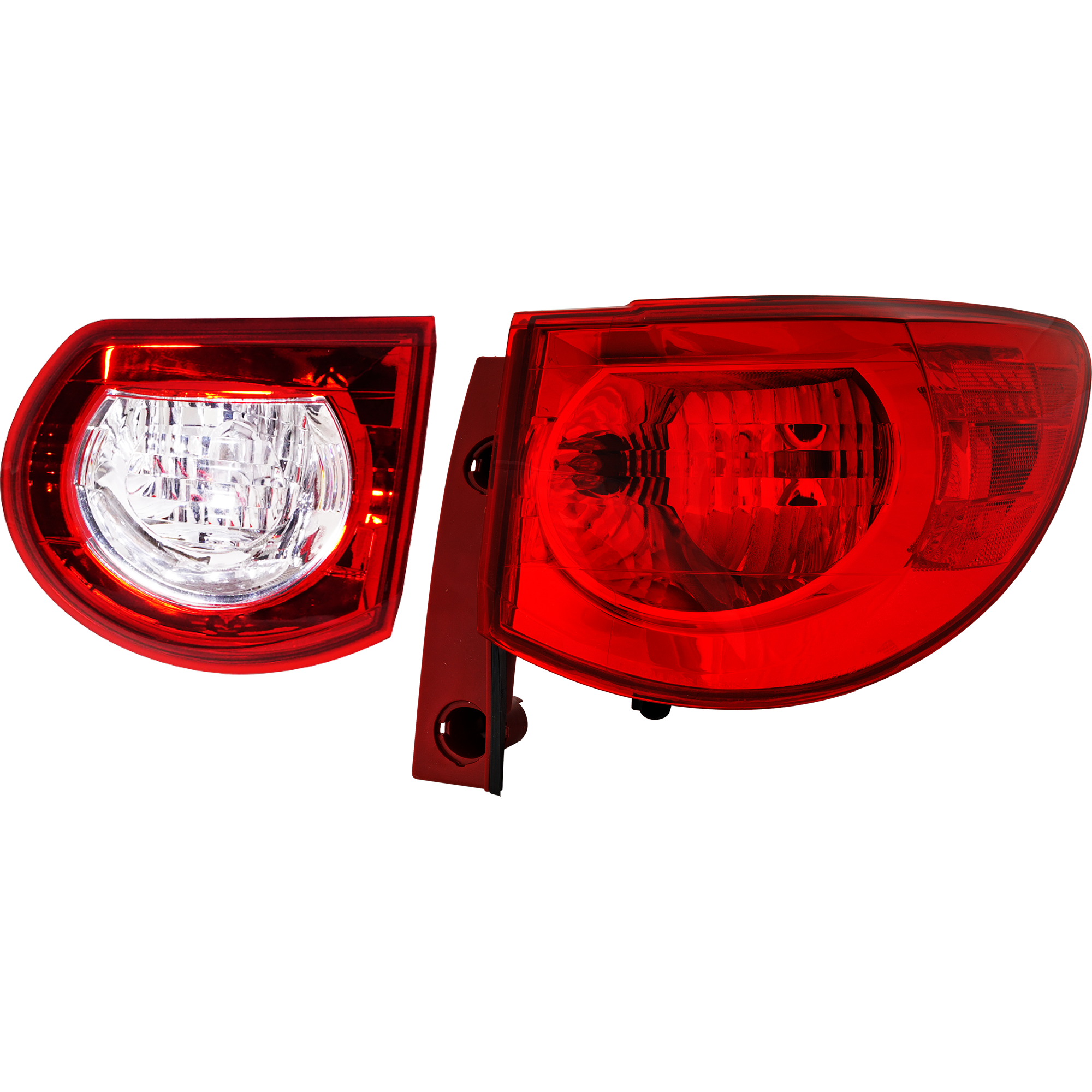 AM TRAVERSE 09-12 TAIL LAMP RH Inner and Outer Set of 2 Assembly SKU SET REPC731307-2 Partslink GM2801238 GM2883111 OEM 15912686-25952323