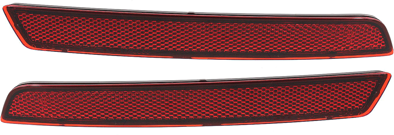 AM MALIBU 13-15 MALIBU LIMITED 16-16 REAR BUMPER REFLECTOR RH AND LH SKU SET REPC731903 Partslink GM1185106 GM1184106 OEM 20998413-20998412
