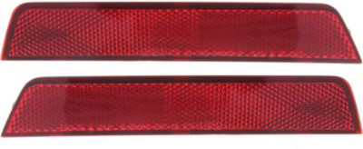 AM EQUINOX 10-17 REAR BUMPER REFLECTOR RH AND LH CAPA SKU SET REPC734901Q Partslink GM1185110C GM1184110C OEM 25809862-25803057