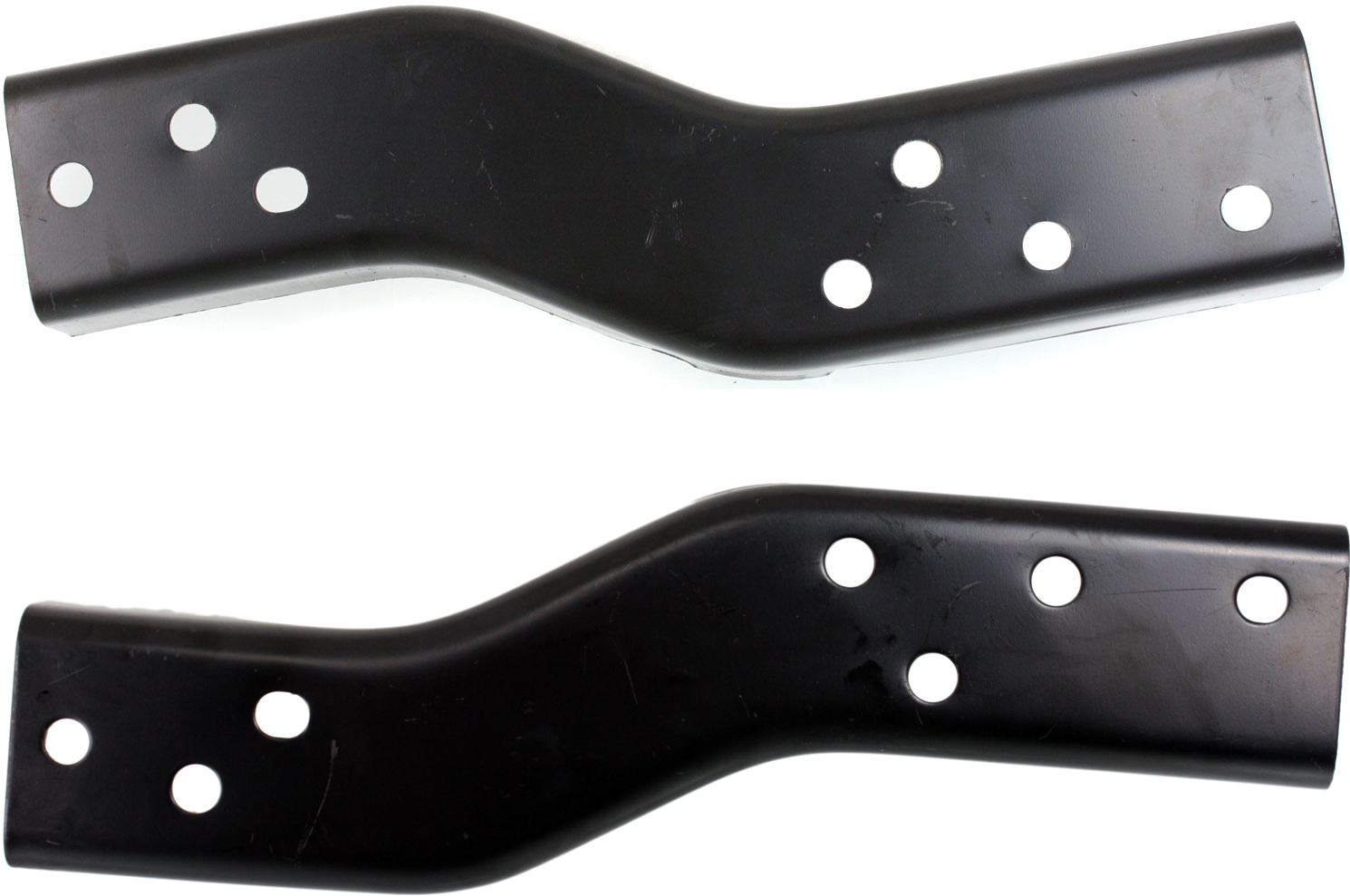 AM S10 PICKUP 94-97 REAR BUMPER BRACKET RH AND LH Fleetside Outer SKU SET REPC762707 Partslink GM1167112 GM1166112 OEM 15647614-15647613