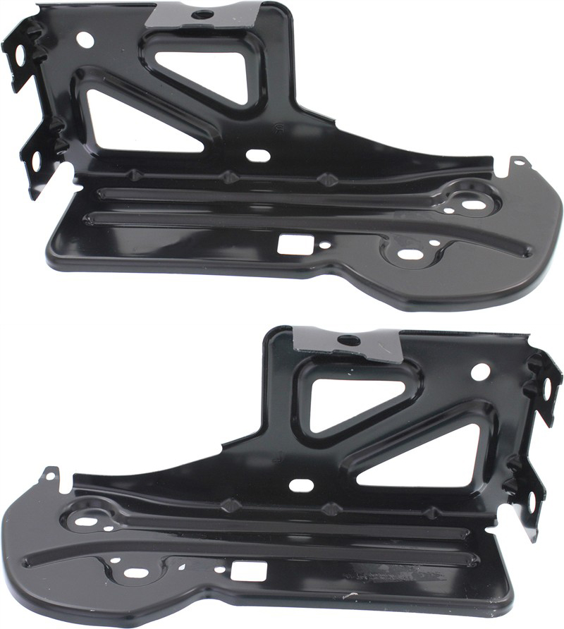 AM SILVERADO SIERRA 1500-14-19-2500 HD 3500HD 15-19 REAR BUMPER BRACKET RH AND LH Impact Bar Bumper w Corner Step SKU SET REPC762727 Partslink GM1167127 GM1166127 OEM 23108149-23108148