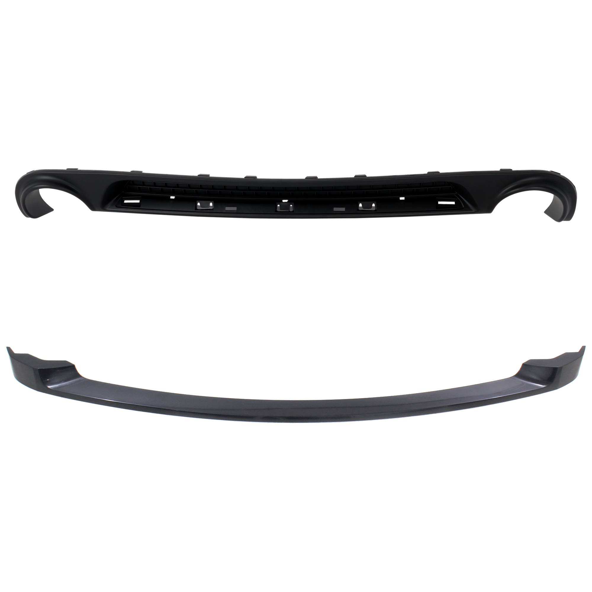 AM CHRYSLER 300-12-14 REAR BUMPER MOLDING Upper and Lower SKU SET REPC763504P 2 Partslink CH1144106 CH1195123 OEM 68155785AA 1TR10SZ0AA 68071986