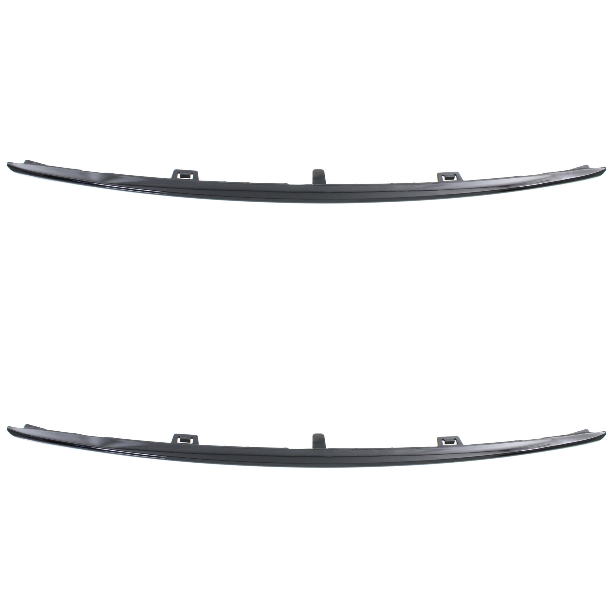 AM CHRYSLER 200-15-17 REAR BUMPER MOLDING RH AND LH Applique Primed w Exhaust Opening SKU SET REPC763506-2