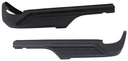 AM SILVERADO SIERRA 2500 HD 3500 HD 07-14 REAR BUMPER STEP PAD RH AND LH Outer Black Single Rear Wheels Excludes 2007 Classic SKU SET REPC764907 Partslink GM1191126 GM1191127 OEM 22792258-22792259