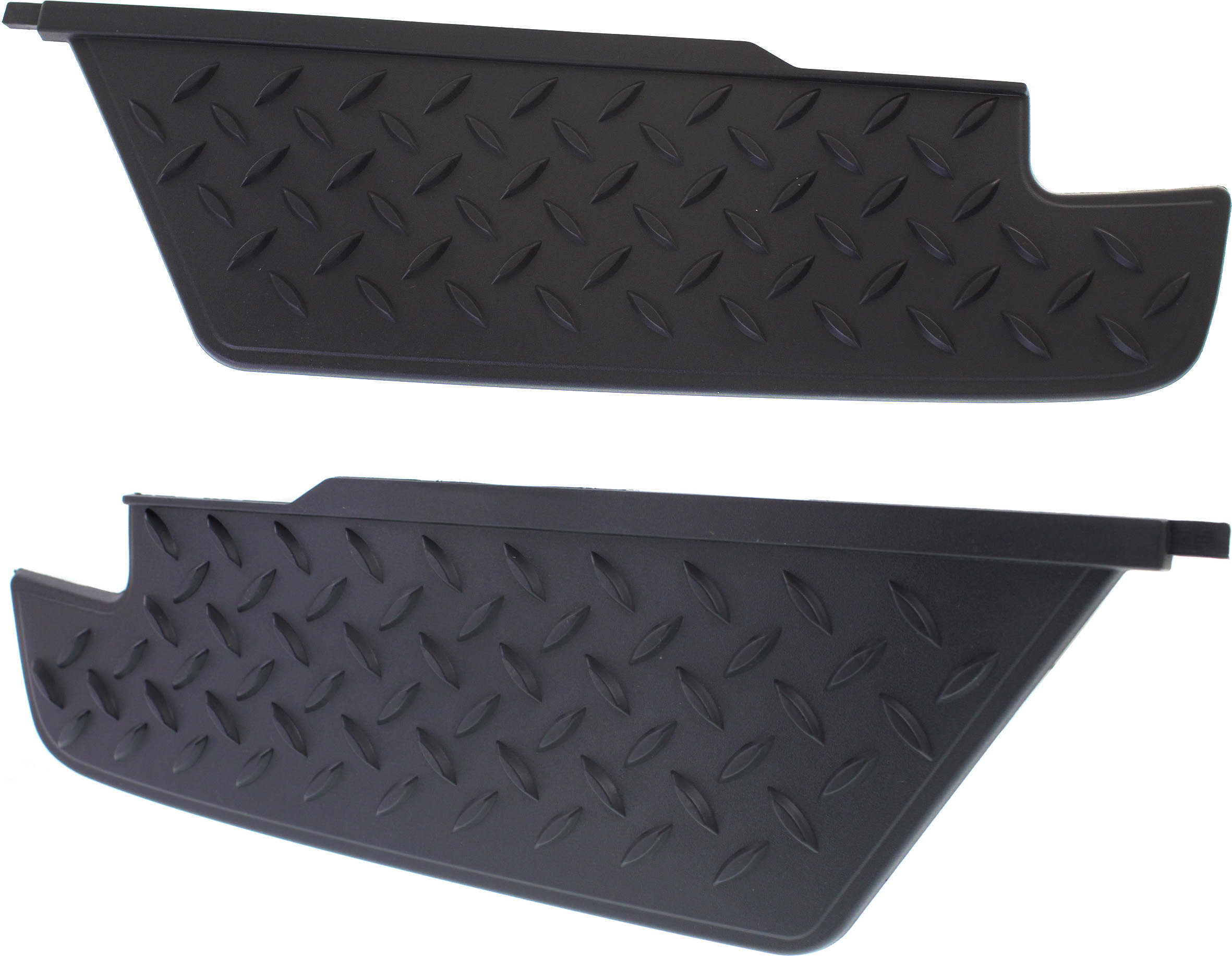 AM CANYON COLORADO 04-12 REAR BUMPER STEP PAD RH AND LH Set of 2 SKU SET REPC764923 Partslink GM1197102 GM1196102 OEM 10372928-10372927