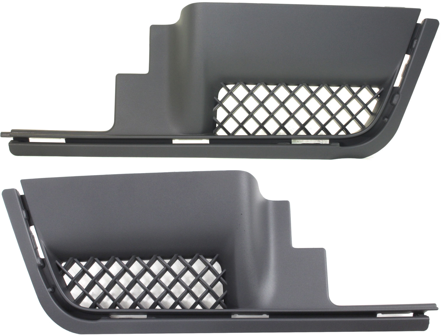 AM TRAILBLAZER 06-09 REAR BUMPER FILLER RH AND LH Primed SKU SET REPC765301 Partslink GM1183135 GM1182135 OEM 15135193-15135192