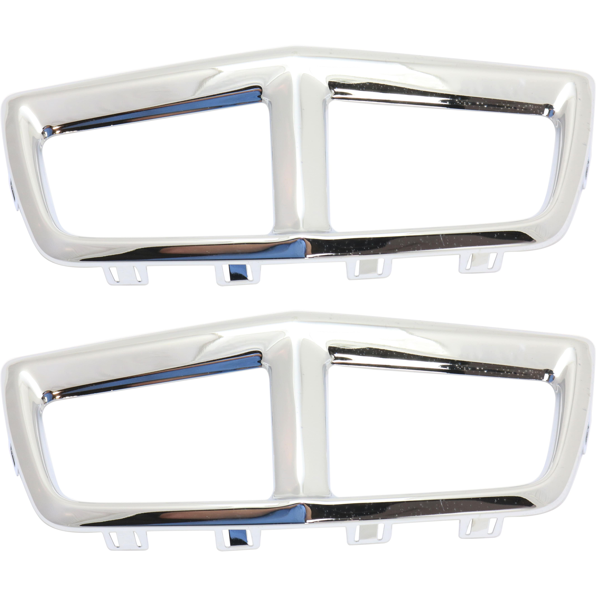 AM CTS 11-15 REAR BUMPER MOLDING RH AND LH Tailpipe Bezel Stainless Exc. V Model Coupe Model SKU SET REPC767003-2
