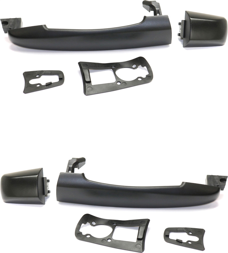 AM CTS 08-14 FRONT EXTERIOR DOOR HANDLE RH AND LH Primed Black w o Remote Start Sdn Wgn =REAR SKU SET REPCD462117 OEM 20806436-20806427