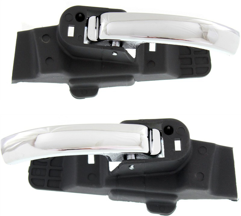 AM CHRYSLER 200-15-16 FRONT INTERIOR DOOR HANDLE RH AND LH Chrome Plastic SKU SET REPCH462124 Partslink CH1352153 CH1353153 OEM 1TR15SZ0AA 1TR14SZ0AA
