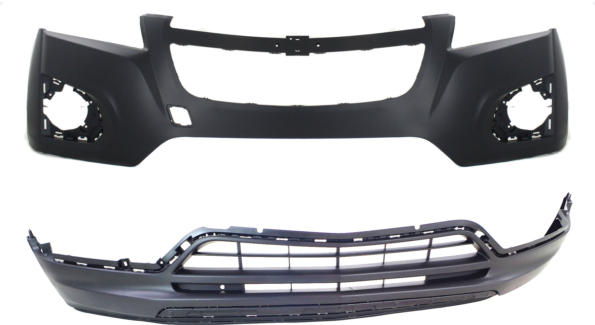 AM TRAX 13-16 FRONT BUMPER COVER Upper and Lower SKU SET REPCV010305P Partslink GM1014110 GM1015118 OEM 94512812-95242011