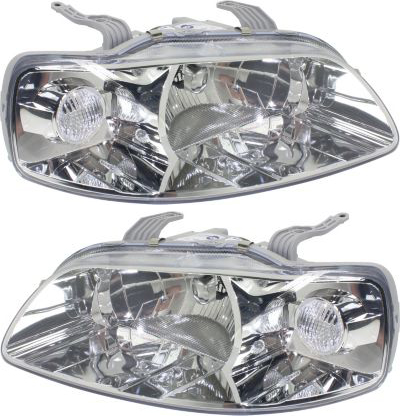 AM AVEO 04-07 AVEO5-06-08 WAVE 05-08 HEAD LAMP RH AND LH Lens and Housing Halogen SKU SET REPCV100101 Partslink GM2519154 GM2518154 OEM 96540254-96540253