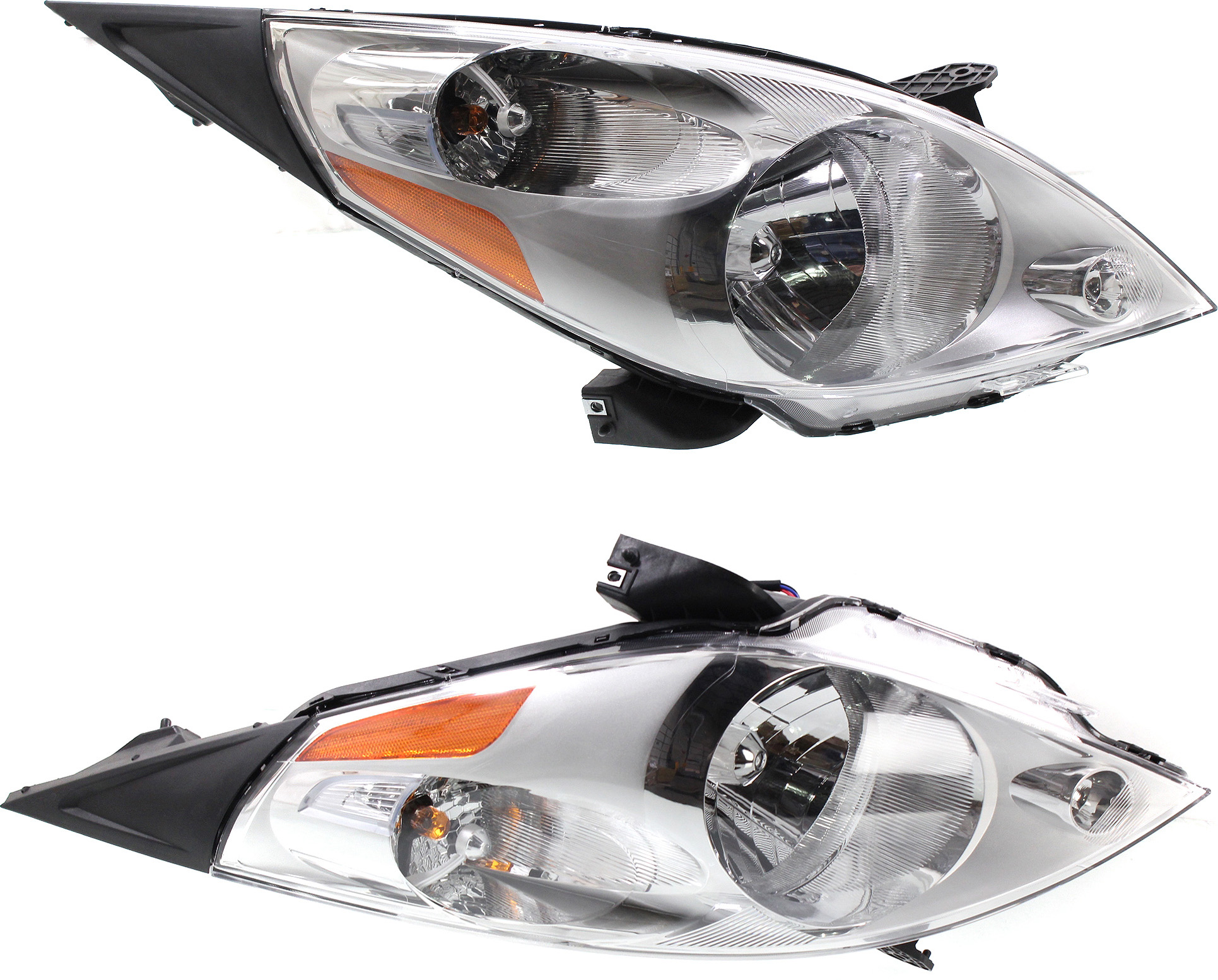 AM SPARK 13-15 HEAD LAMP RH AND LH Assembly Halogen w wiring harness CAPA SKU SET REPCV100103Q Partslink GM2503368C GM2502368C OEM 95281469-95281468