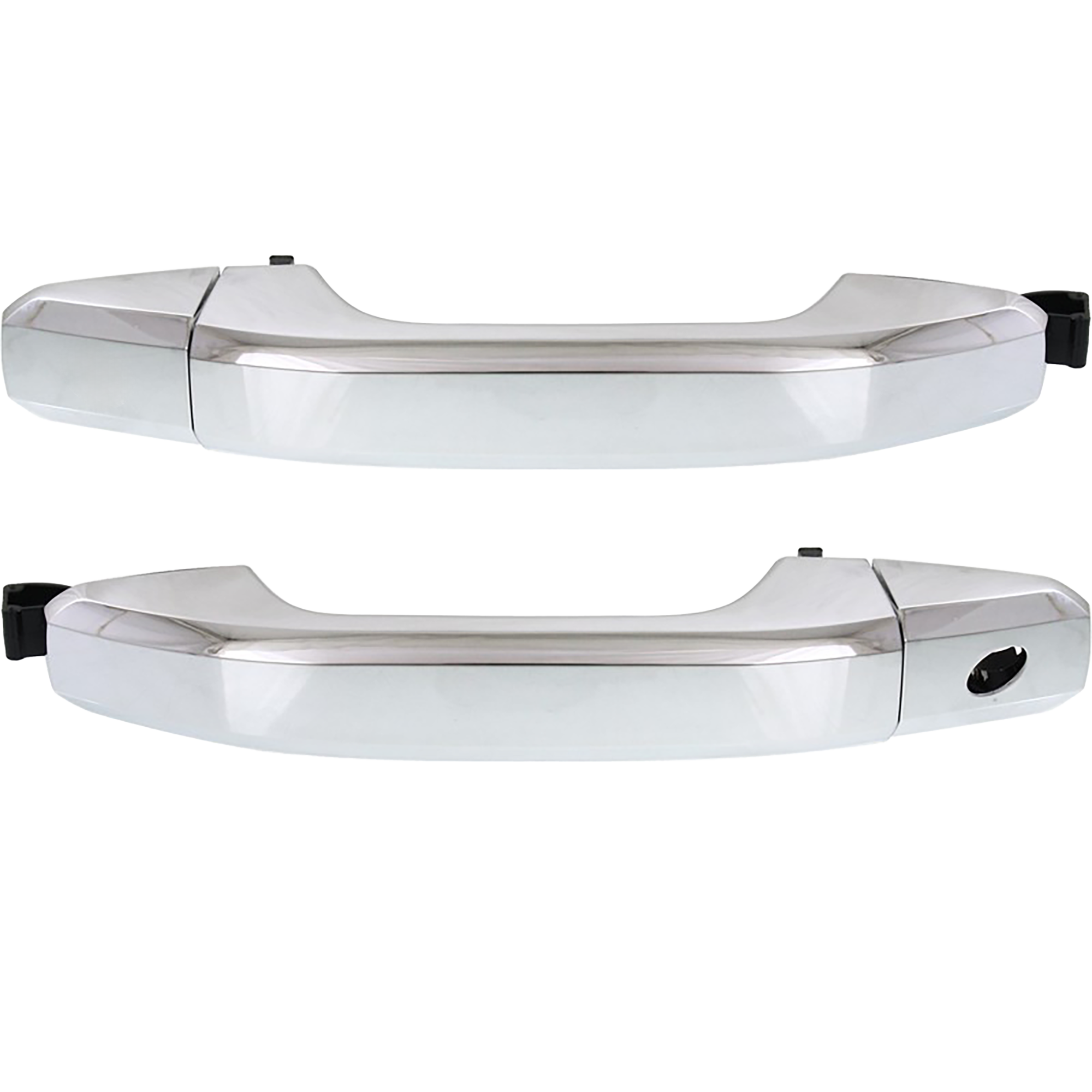 AM SILVERADO SIERRA 1500-14-22 FRONT EXTERIOR DOOR HANDLE RH AND LH All Chrome Handle+Cover SKU SET REPCV462123 Partslink GM1311194 GM1310194 OEM 22923598