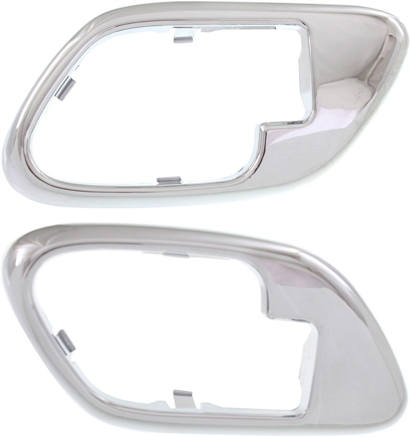 AM C K FULL SIZE P U 95-02 SUBURBAN 95-99 FRONT DOOR HANDLE CASE RH and LH Inside All Chrome Plastic SKU SET REPCV462141 OEM Performance