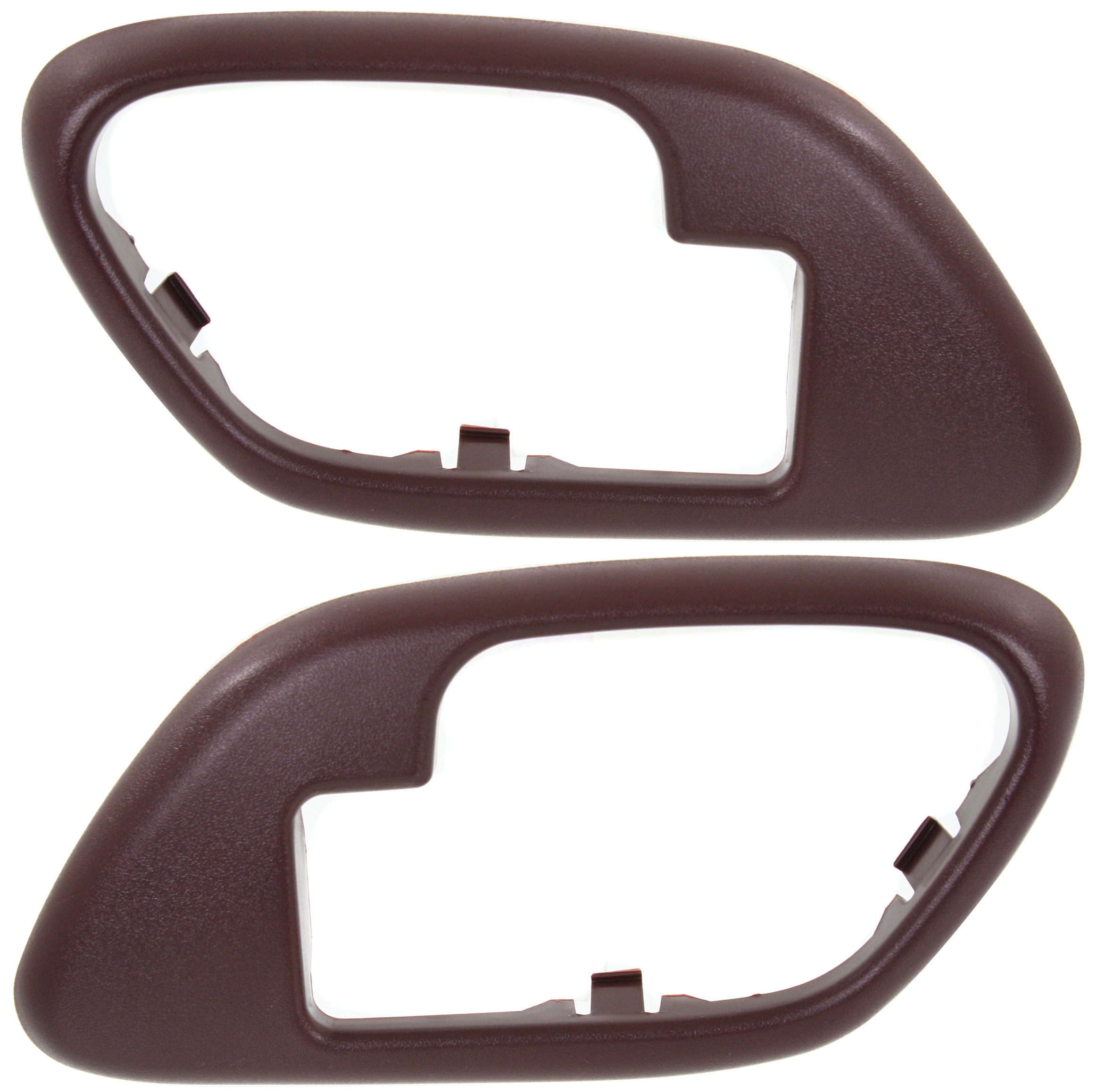 AM C K FULL SIZE P U 95-00 FRONT AND REAR DOOR HANDLE CASE RH AND LH Inside Red Plastic SKU SET REPCV462145-4 OEM 15708086-15708085