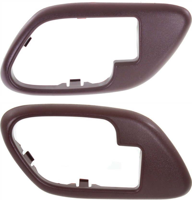 AM TAHOE 00-00 FRONT DOOR HANDLE CASE RH and LH Inside Red Plastic SKU SET REPCV462145 OEM 15708086-15708085