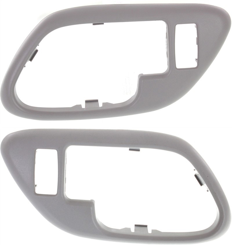 AM C K FULL SIZE P U 95-02 SUBURBAN 95-99 FRONT DOOR HANDLE CASE RH and LH Inside Gray w Lock Hole SKU SET REPCV462153