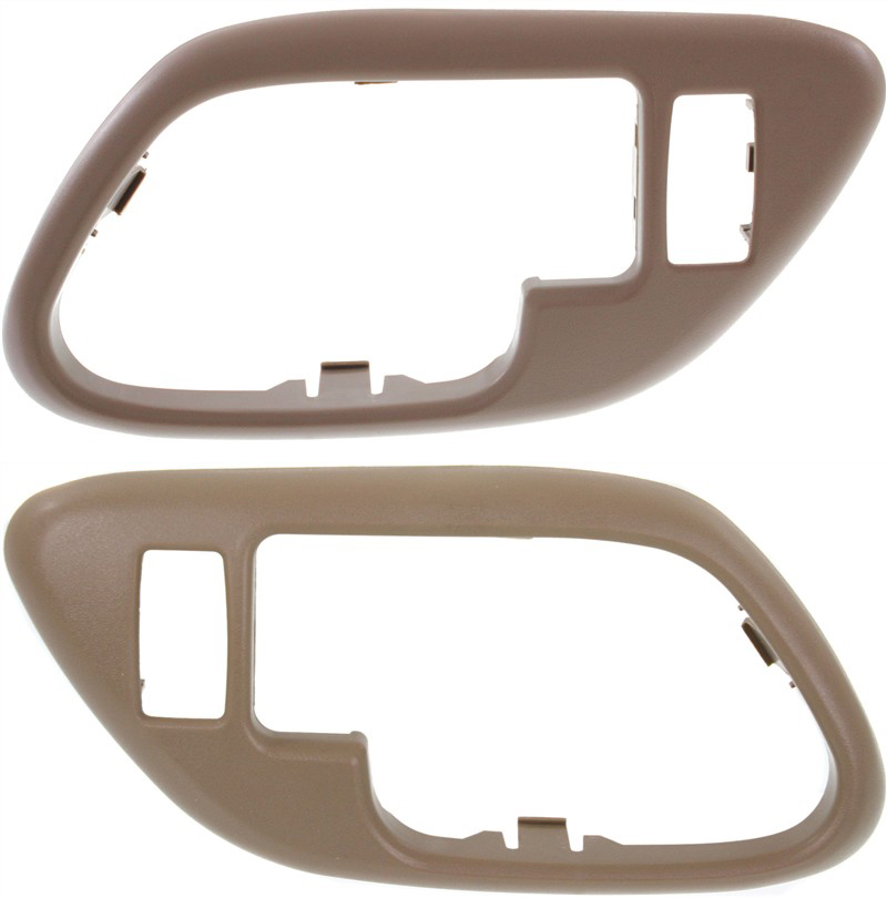 AM C K FULL SIZE P U 95-02 SUBURBAN 95-99 FRONT DOOR HANDLE CASE RH and LH Inside Beige w Lock Hole SKU SET REPCV462157 OEM 15708070-15708069