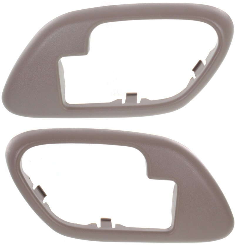 AM TAHOE 00-00 FRONT DOOR HANDLE CASE RH and LH Inside Brown Tan Plastic SKU SET REPCV462163 OEM 15708088-15708087