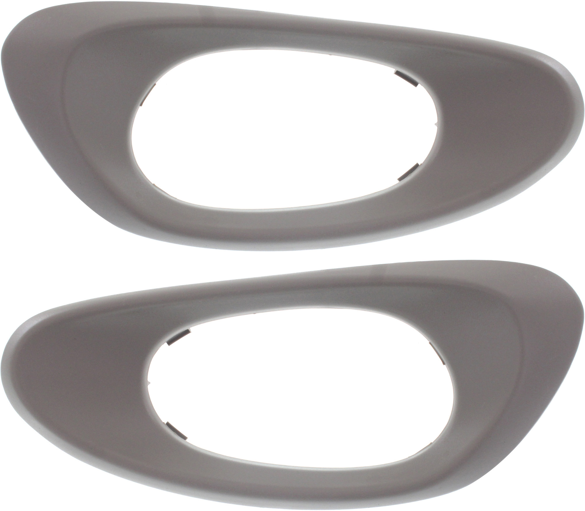 AM TRAILBLAZER 02-09 FRONT DOOR HANDLE CASE RH AND LH Interior Textured Gray Bezel Only w o Hole SKU SET REPCV462167 OEM 25894591-25894590
