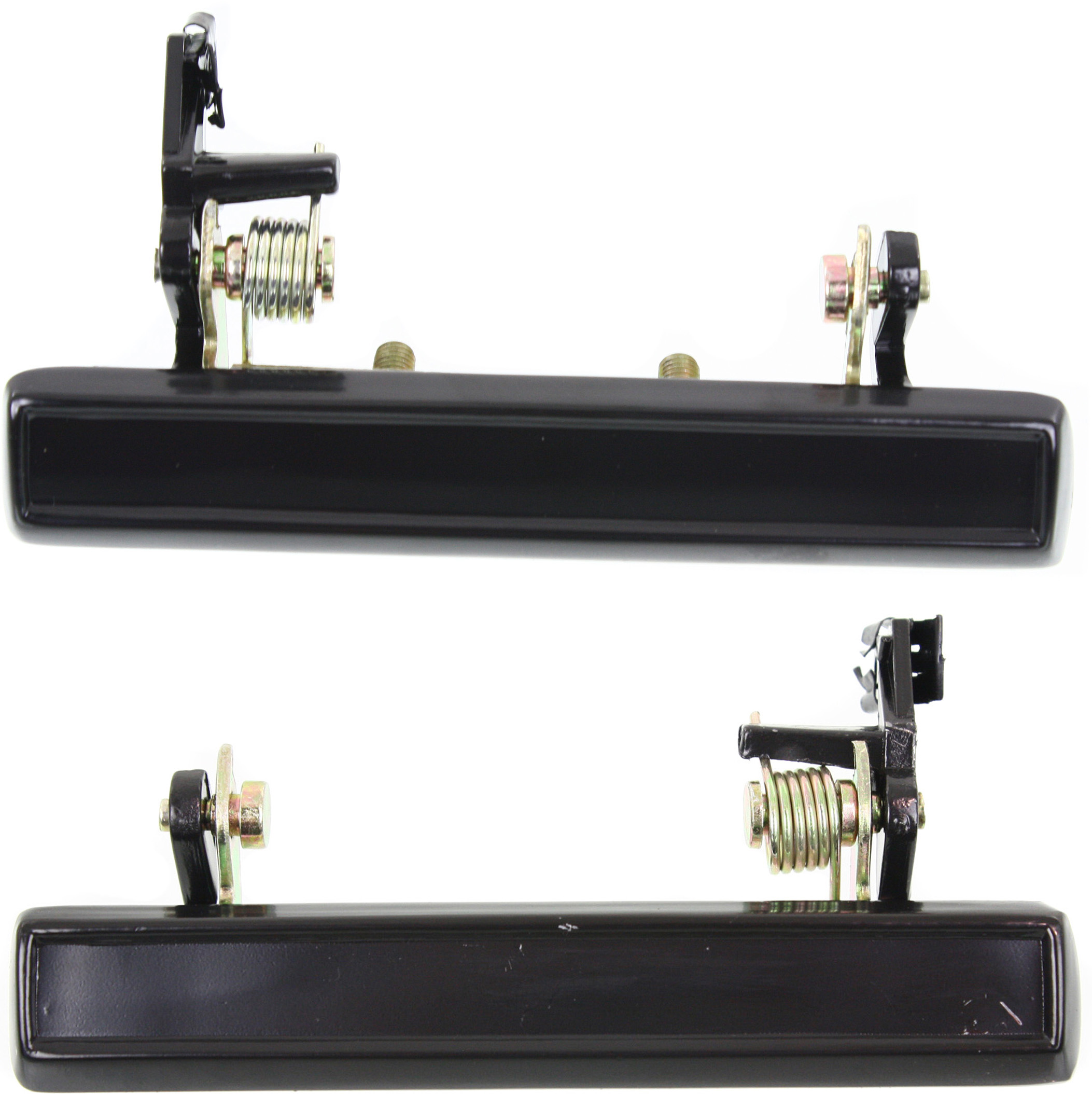 AM MONTE CARLO 78-88 REGAL 82-87 EXTERIOR FRONT DOOR HANDLE RH AND LH Smooth Black Zinc Clip Down SKU SET REPCV462177 OEM 20454212-20454213