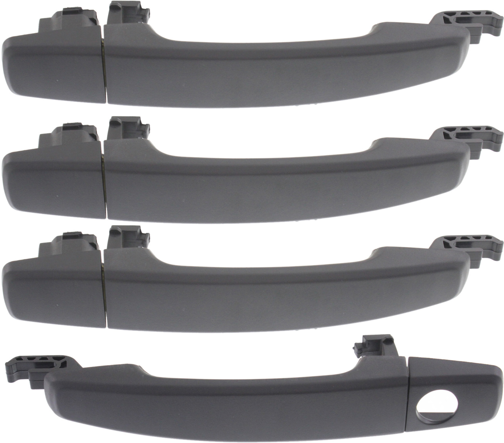 AM SRX 10-16 SONIC 12-18 FRONT AND REAR DOOR HANDLE RH AND LH Outside Set of 4 Textured Black SKU SET REPCV462185-4 OEM 92264555-92264557-92264560