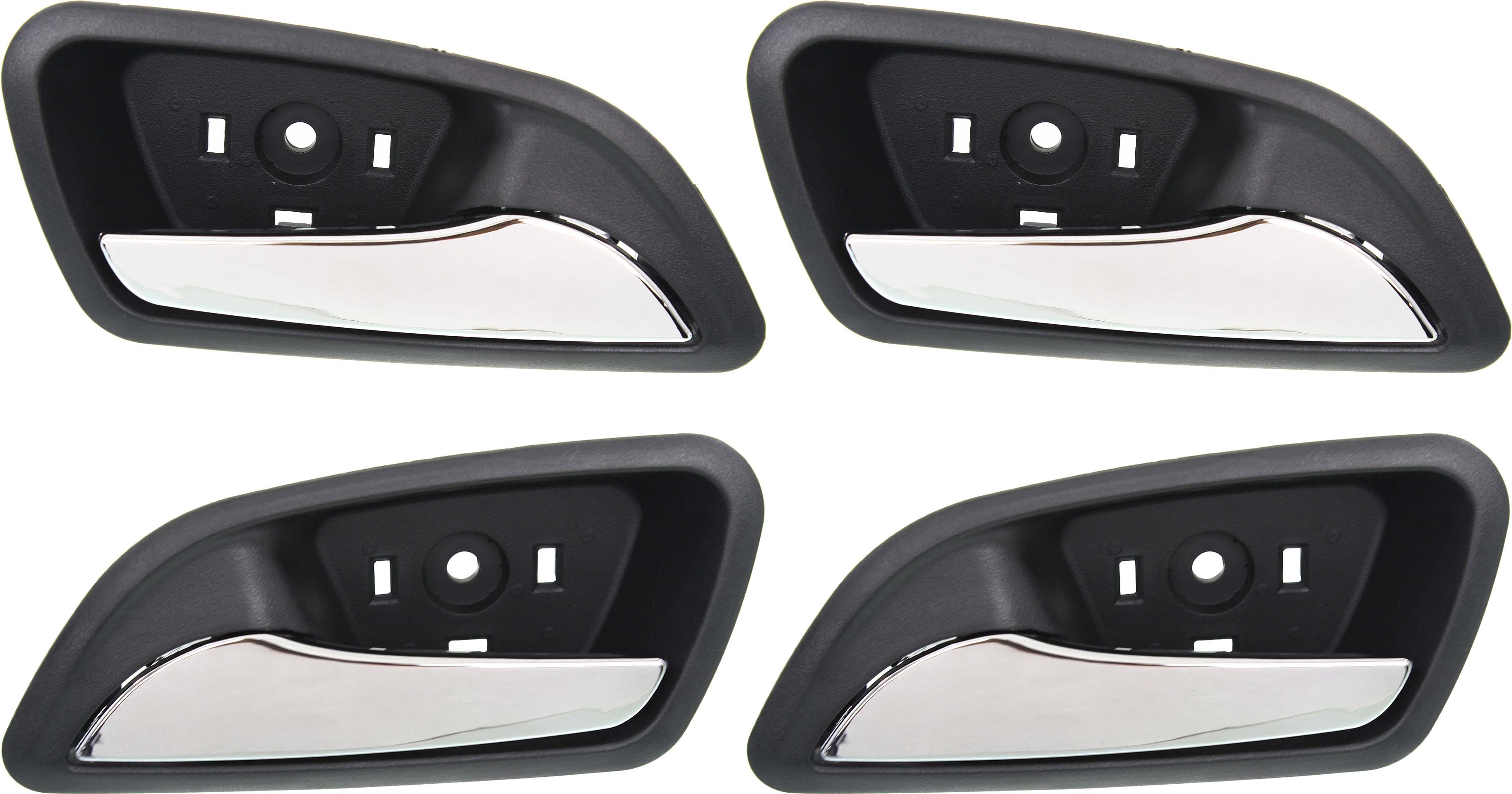 AM CRUZE 11-15 CRUZE LIMITED 16-16 FRONT AND REAR INTERIOR DOOR HANDLE RH AND LH Chr Lvr+Blck Hsg Ebony Plstc SKU SET REPCV462353-4 OEM 95213026-95213025